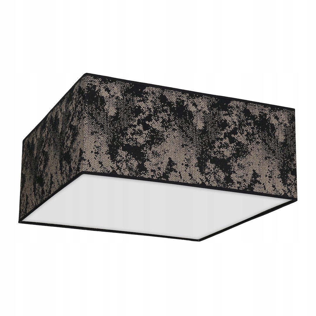 Stropná lampa Milagro Satino Čierna 3xE27 IP20