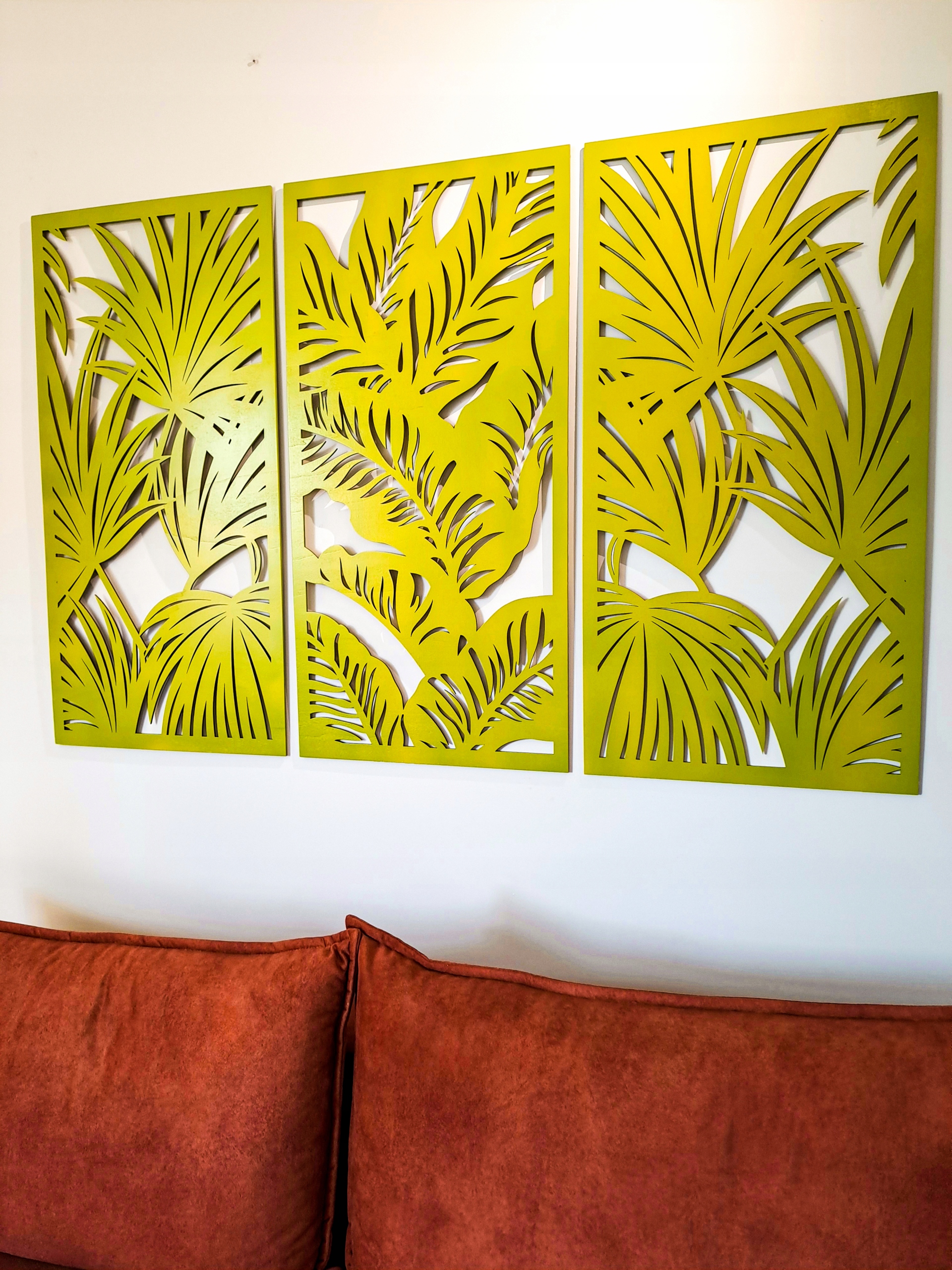 3D DEKORACYJNE PANELE AŻUROWE, MONSTERA, PALMY, L