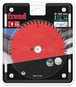 Freud Piła tarcza do Hpl zagłębiarki 165x2,6/1,6x20 z=48 FR07H001H jakość
