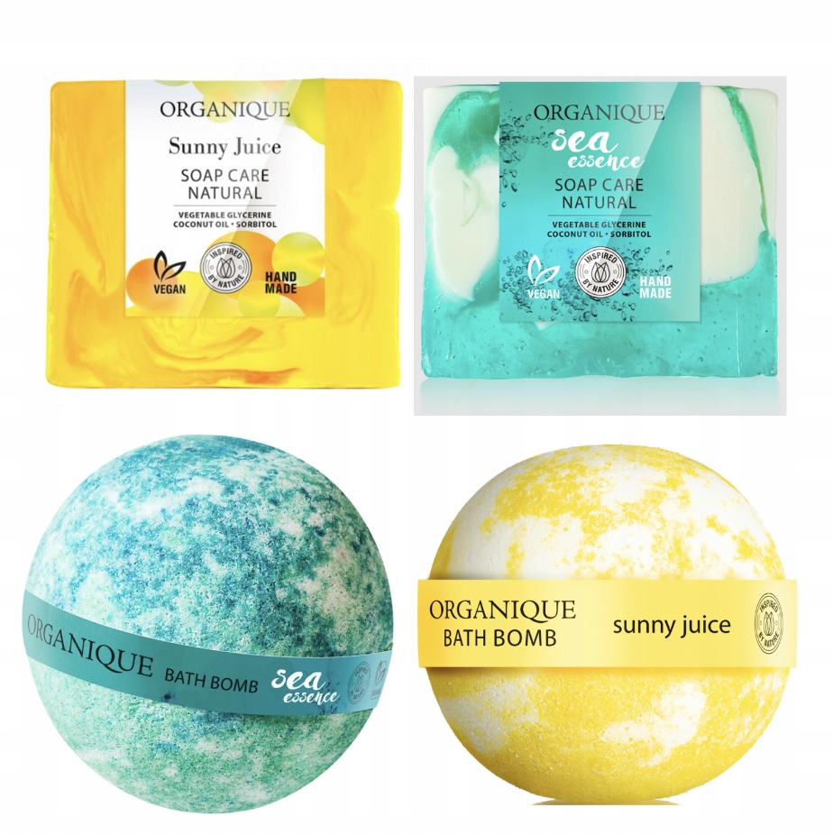 Koupací sada Organique 4 ks Mýdlové Koule