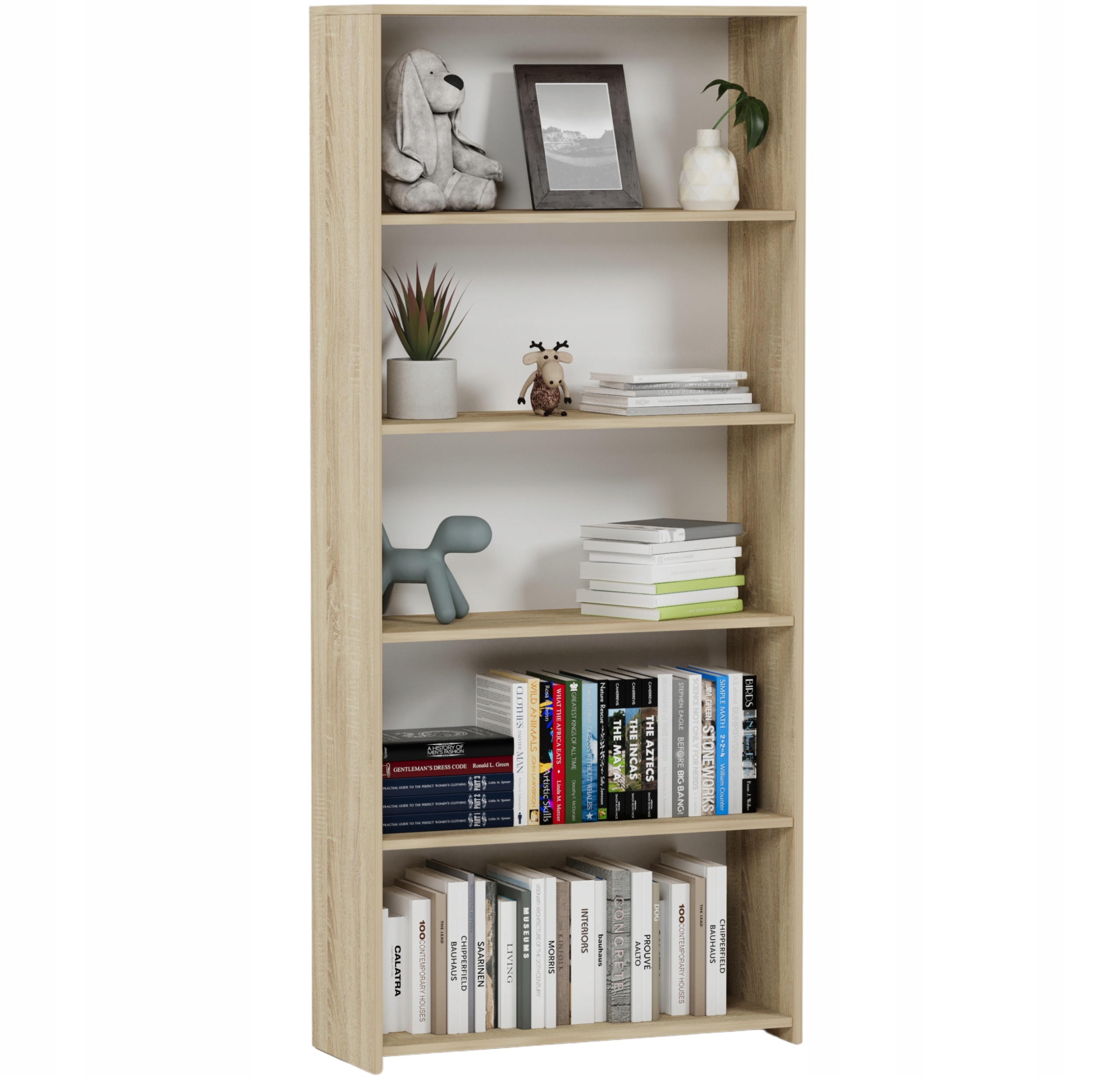 REGAŁ 80CM PÓŁKA SZAFKA KSIĄŻKI SEGREGATORY B-80 SONOMA