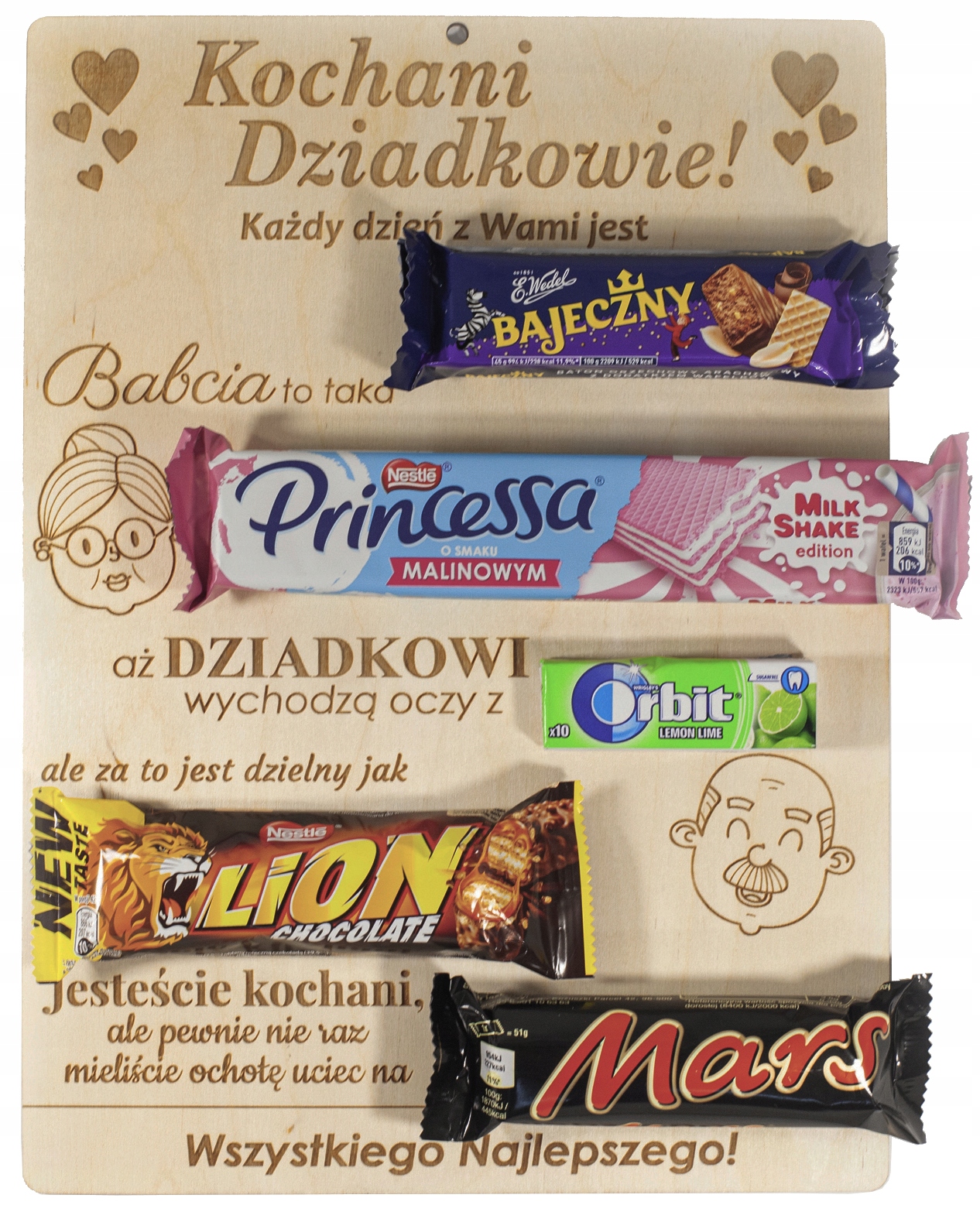 

Tabliczka Na Słodycze Dla Babci I Dziadka