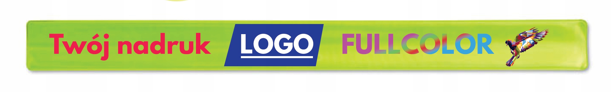 

Opaska odblask z nadrukiem Logo Fullcolor 100 szt.