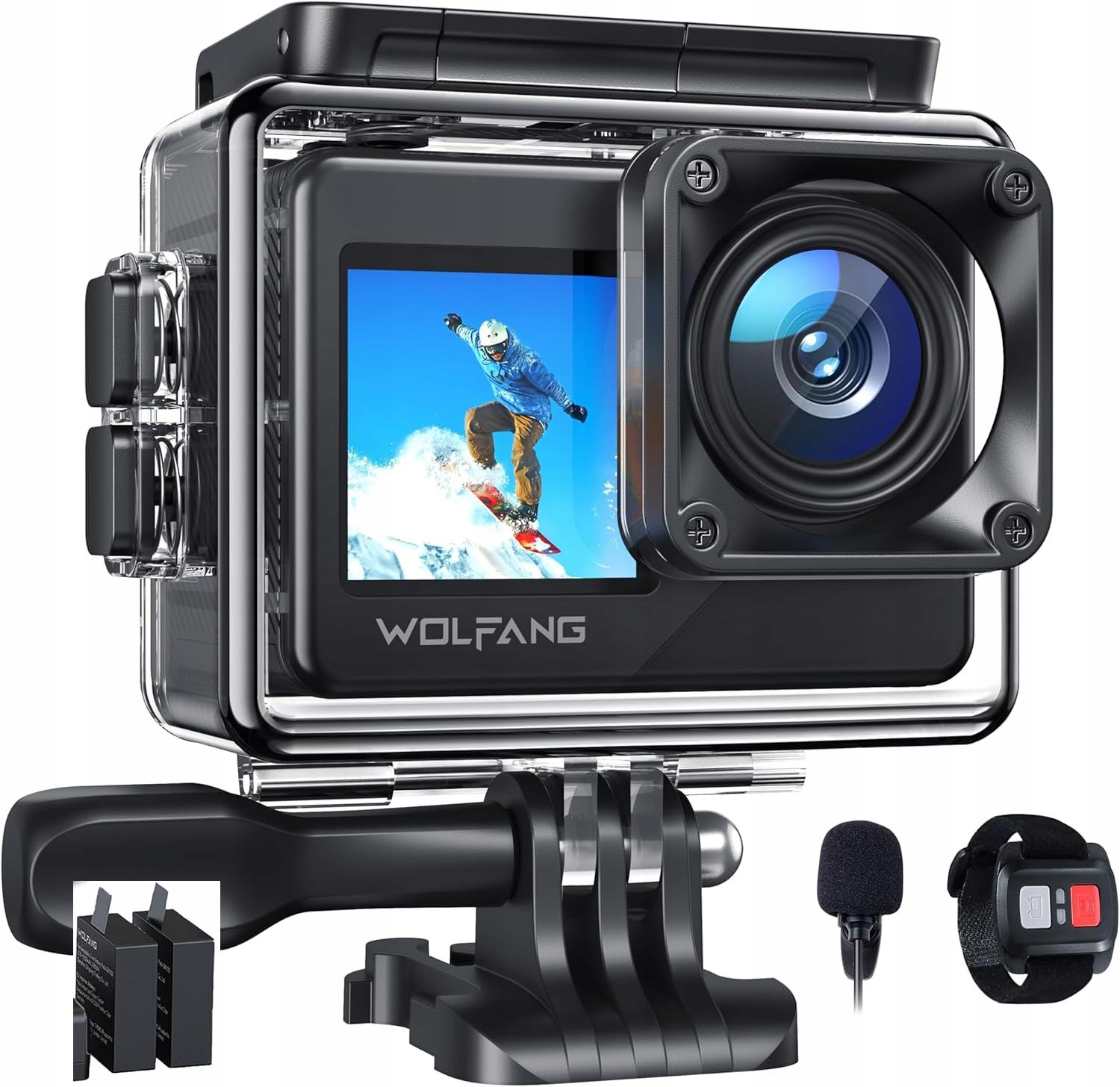 Sportovní Kamera Wolfang GA120 4K 20MP Wifi 30FPS 40M Eis Mikrofon Pilot