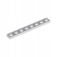 

Lego Płytka 1x8 Biała 1szt 3460 346001 N