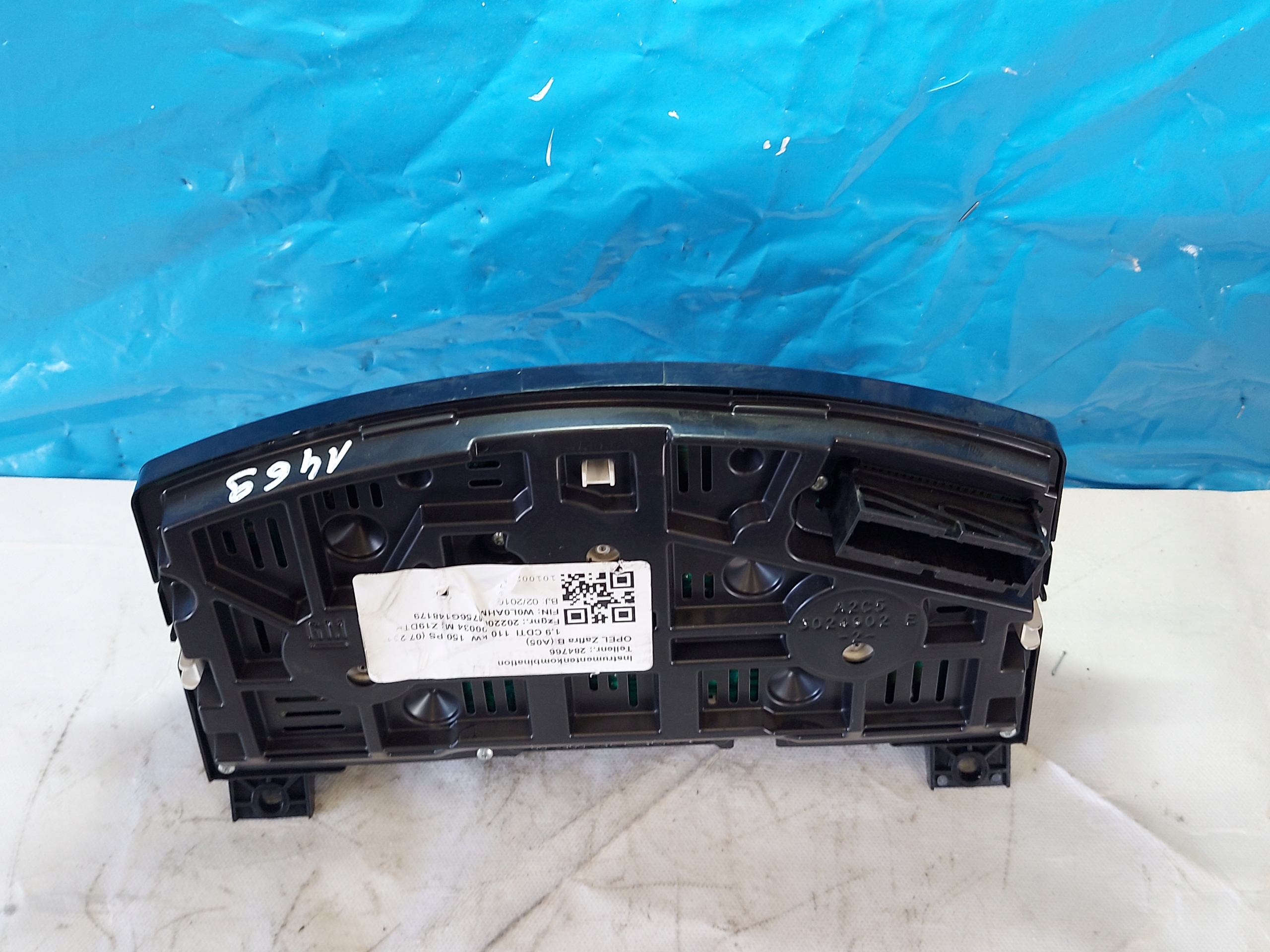 dials clock ZAFIRA B 1.9 CDTI 13216684