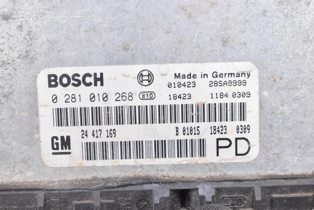 control unit computer of the engine 24417169 OPEL ZAFIRA A 2.0 DTI 100 KM 99-03