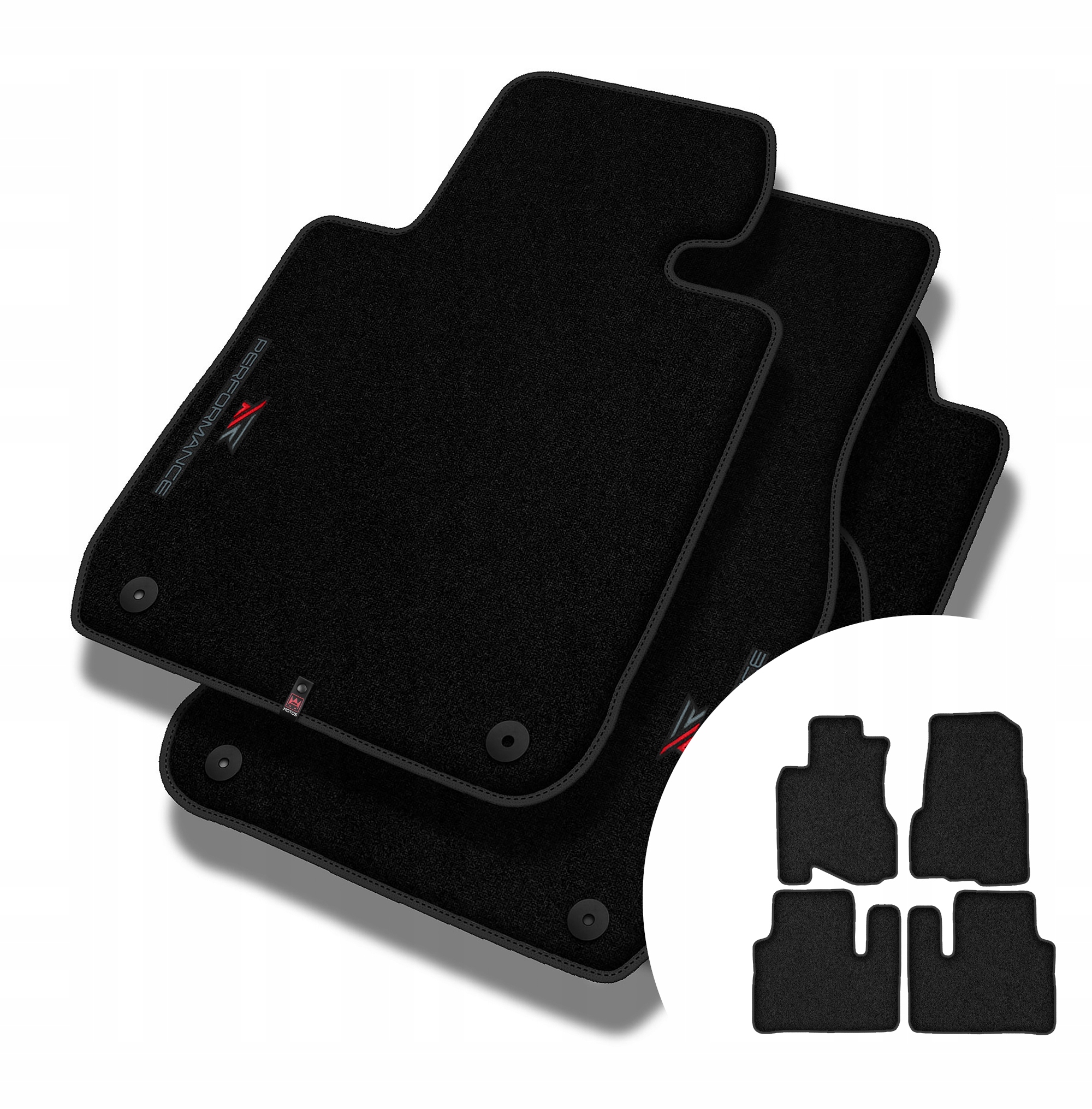 Velúrové koberčeky Performance Premium pre Honda Cr-v II 2002-2007