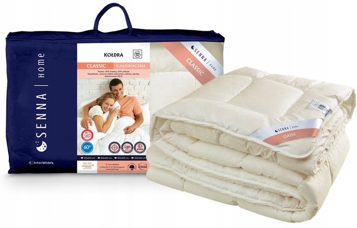 Kołdra Super Ciepła INTER-WIDEX TERMO 135x200 HIT! Rodzaj antyalergiczna