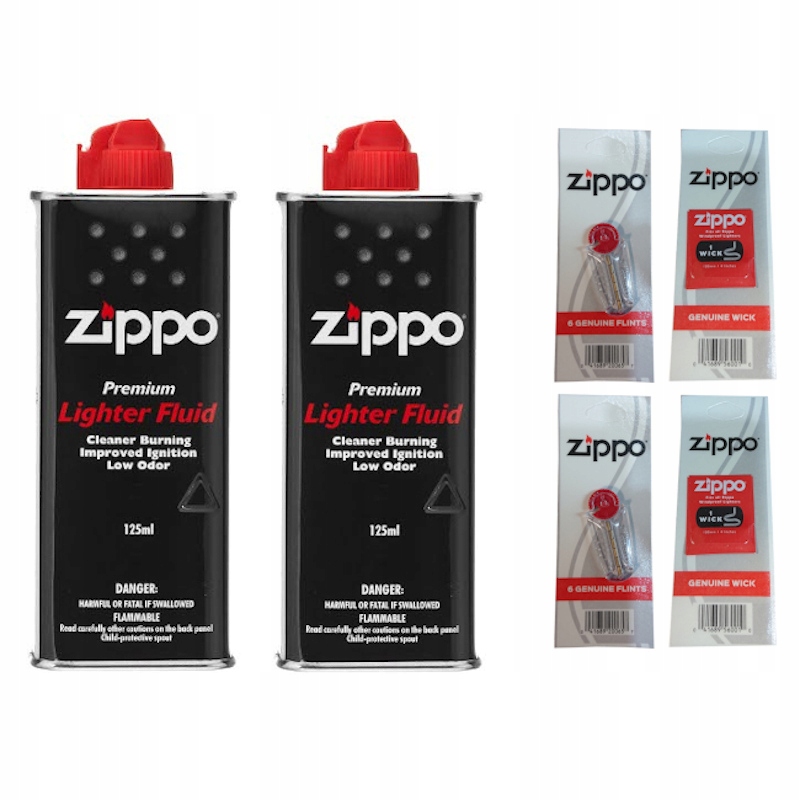 

2 x Zippo Benzyna 2 x Knot 2 x Kamienie zestaw