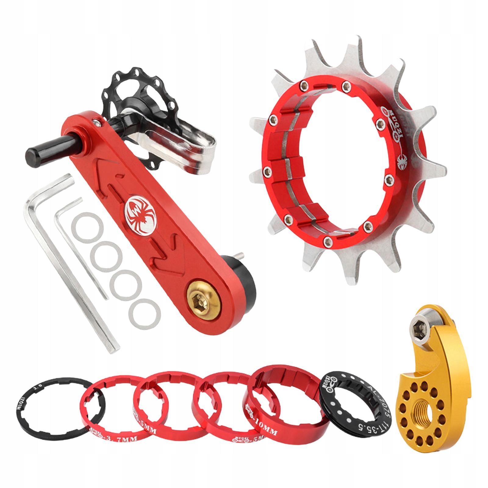 Rowerowy Napinacz Łańcucha Rower Single Speed Czer Marka bez marki