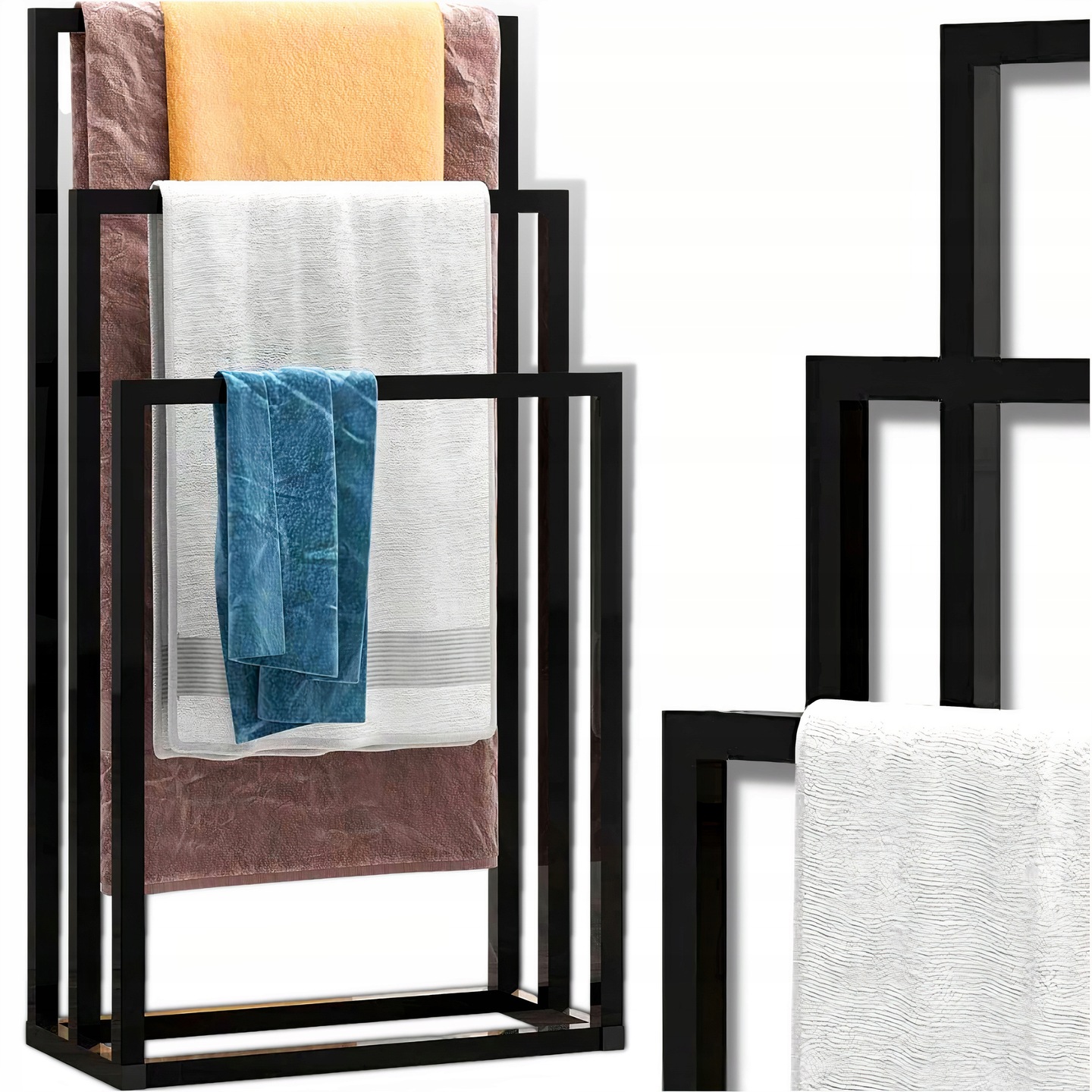 WIESZAK ŁAZIENKOWY RĘCZNIKOWY DO ŁAZIENKI NA RĘCZNIKI KĄPIELOWY MODERN LOFT EAN (GTIN) 4006835251583