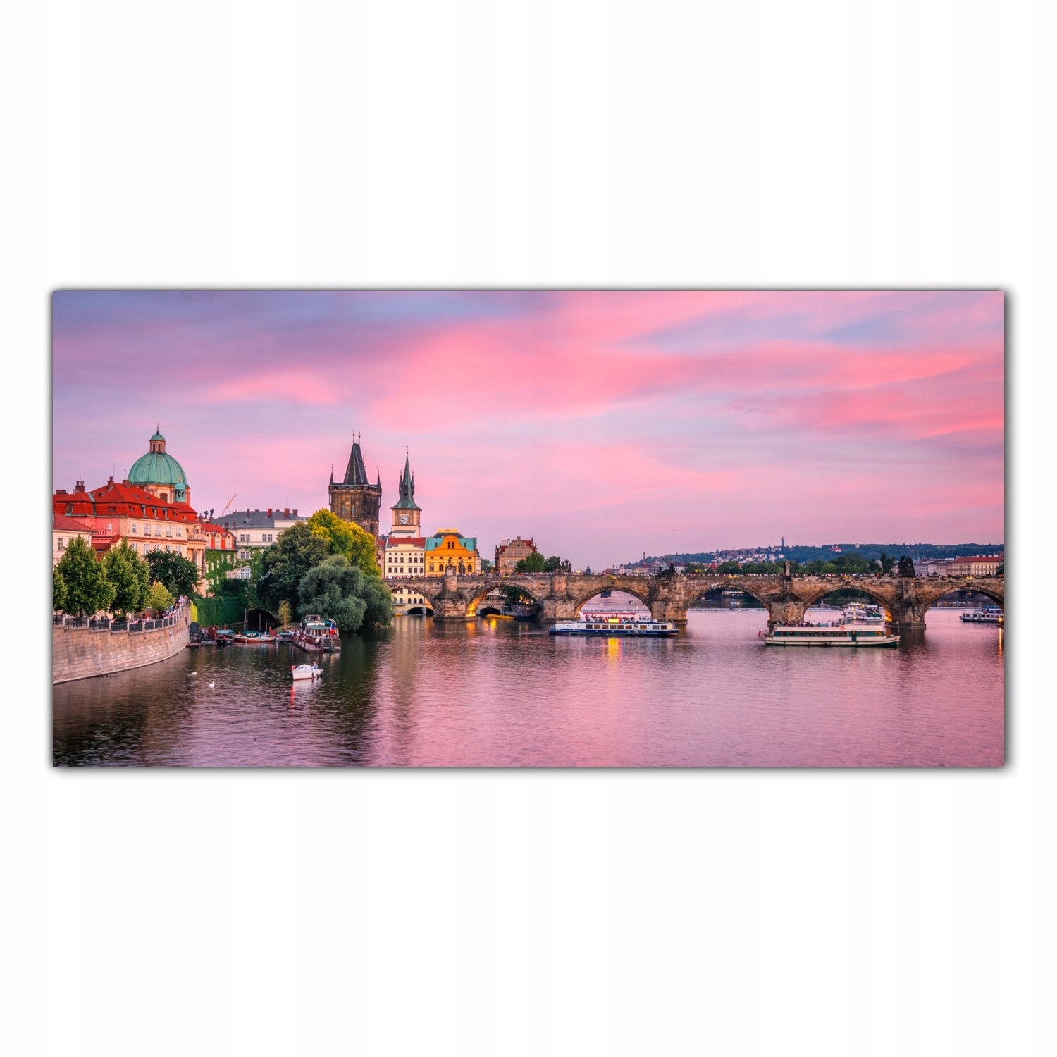 Město Západ Slunce 120x60 Panely tvrzené sklo