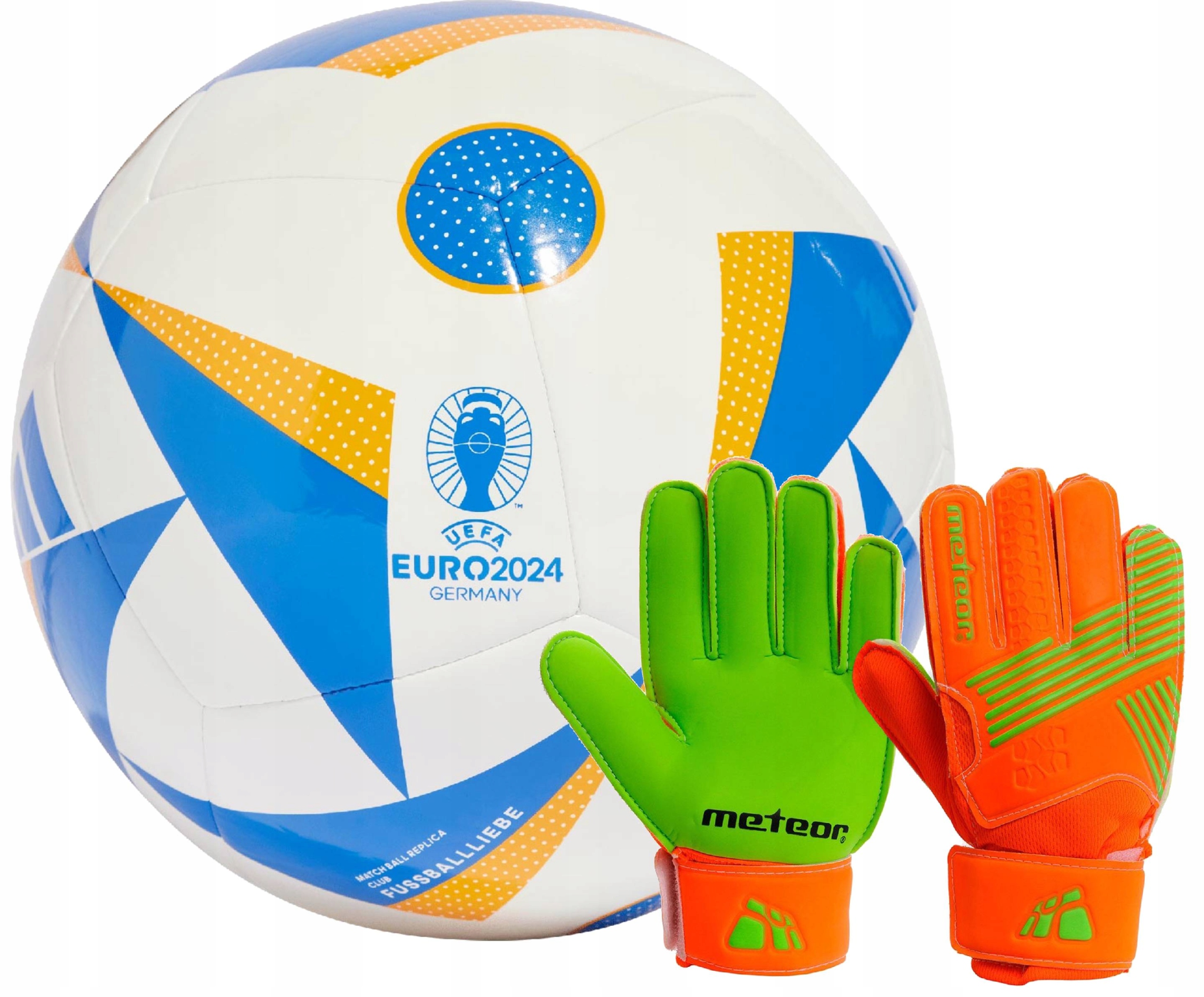 DETSKÝ FUTBAL adidas> MS EURO24 + BRANKÁRSKE RUKAVICE METEOR 7