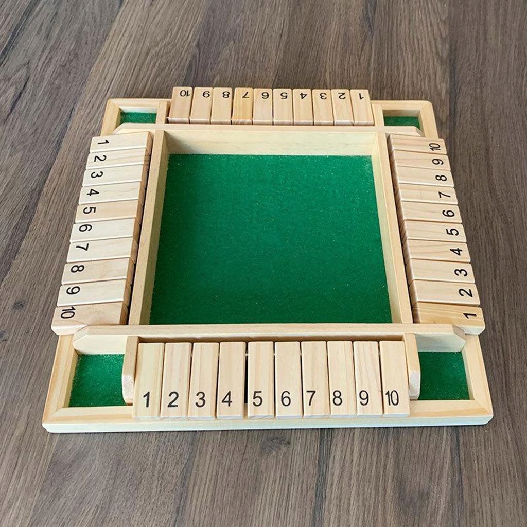 4 Way Shut the Box 1-10 Cyfrowa gra planszowa Gra Marka bez marki