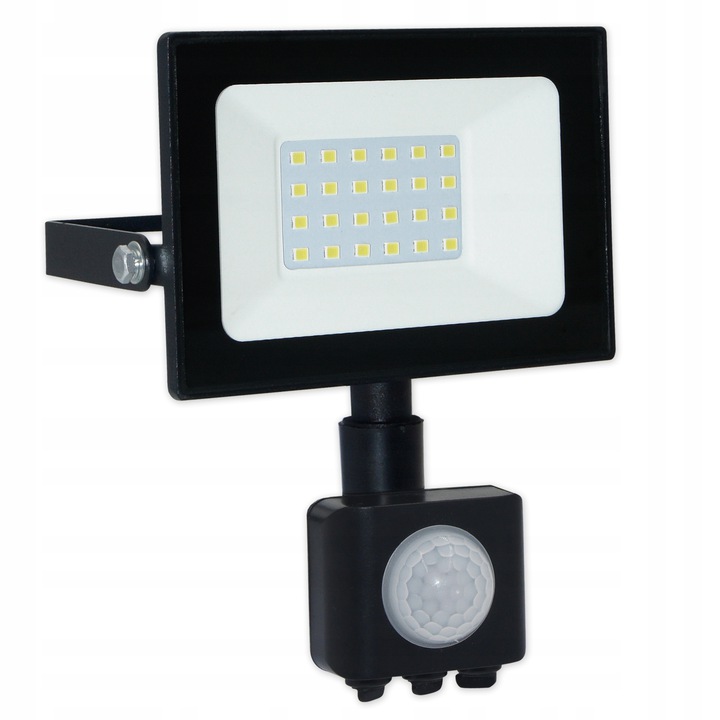 HALOGEN Naświetlacz lampa LED 20W z CZUJNIK RUCHU