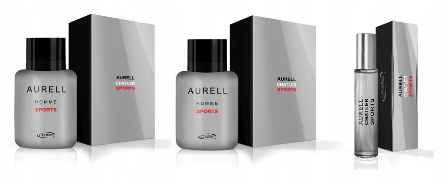 Chatler Aurell Sports 2x100 ml 30 ml parfémovaná voda sada