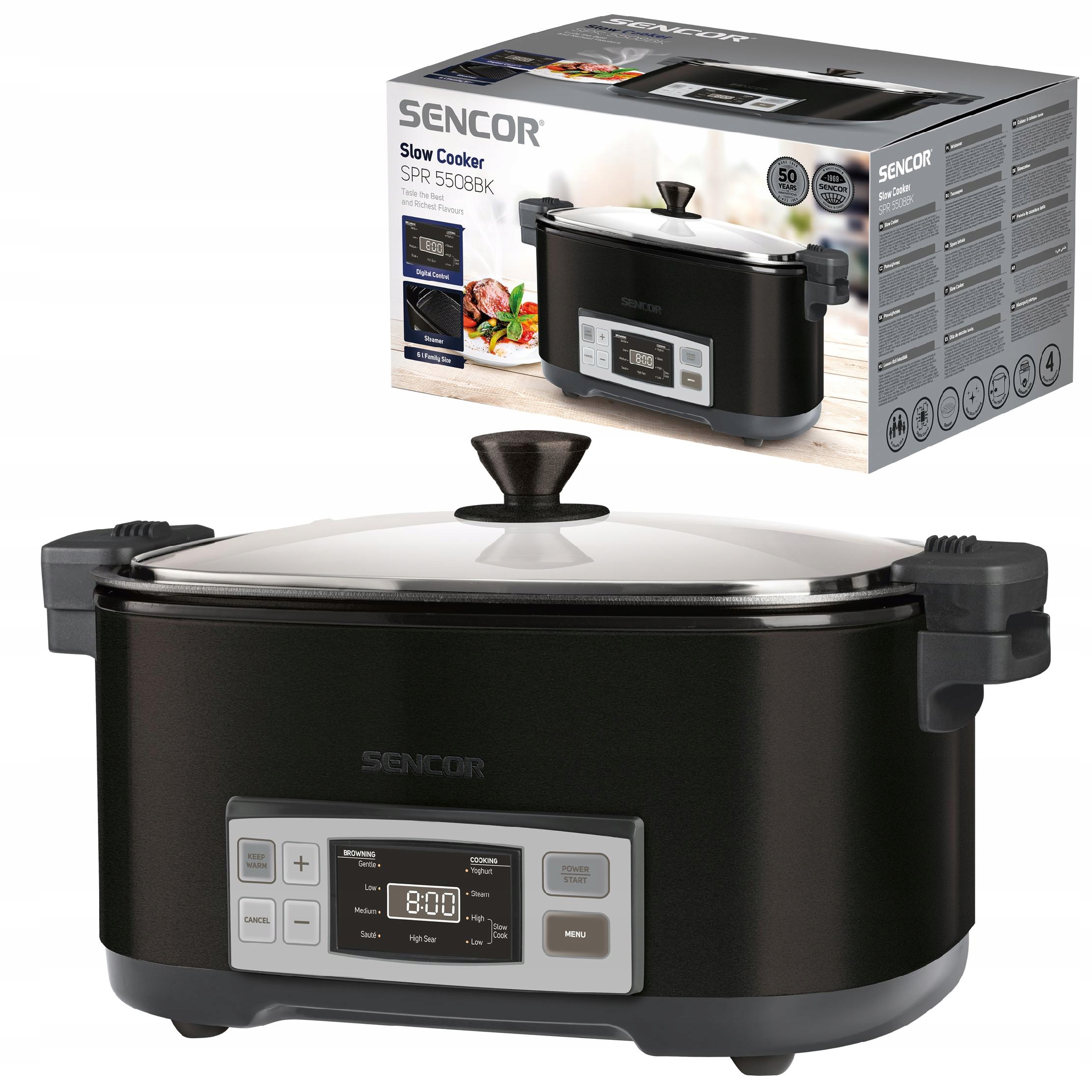 Wolnowar Sencor Spr 5508BK 7L 1350W Termostat