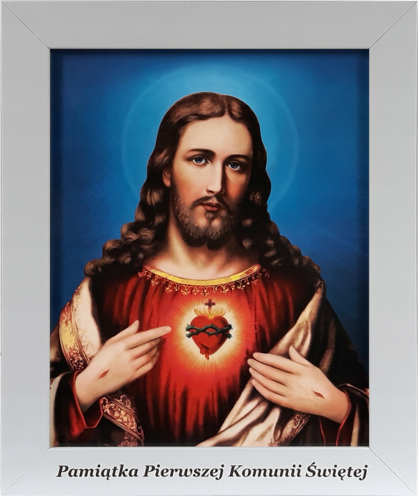 

Obraz 30x25 Jezus Serce Jezusa Grawer Komunia
