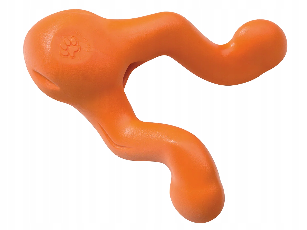 Levně Hračka pro psy West Paw Zogoflex Tizzi Dog Toys Small (L), oranžová
