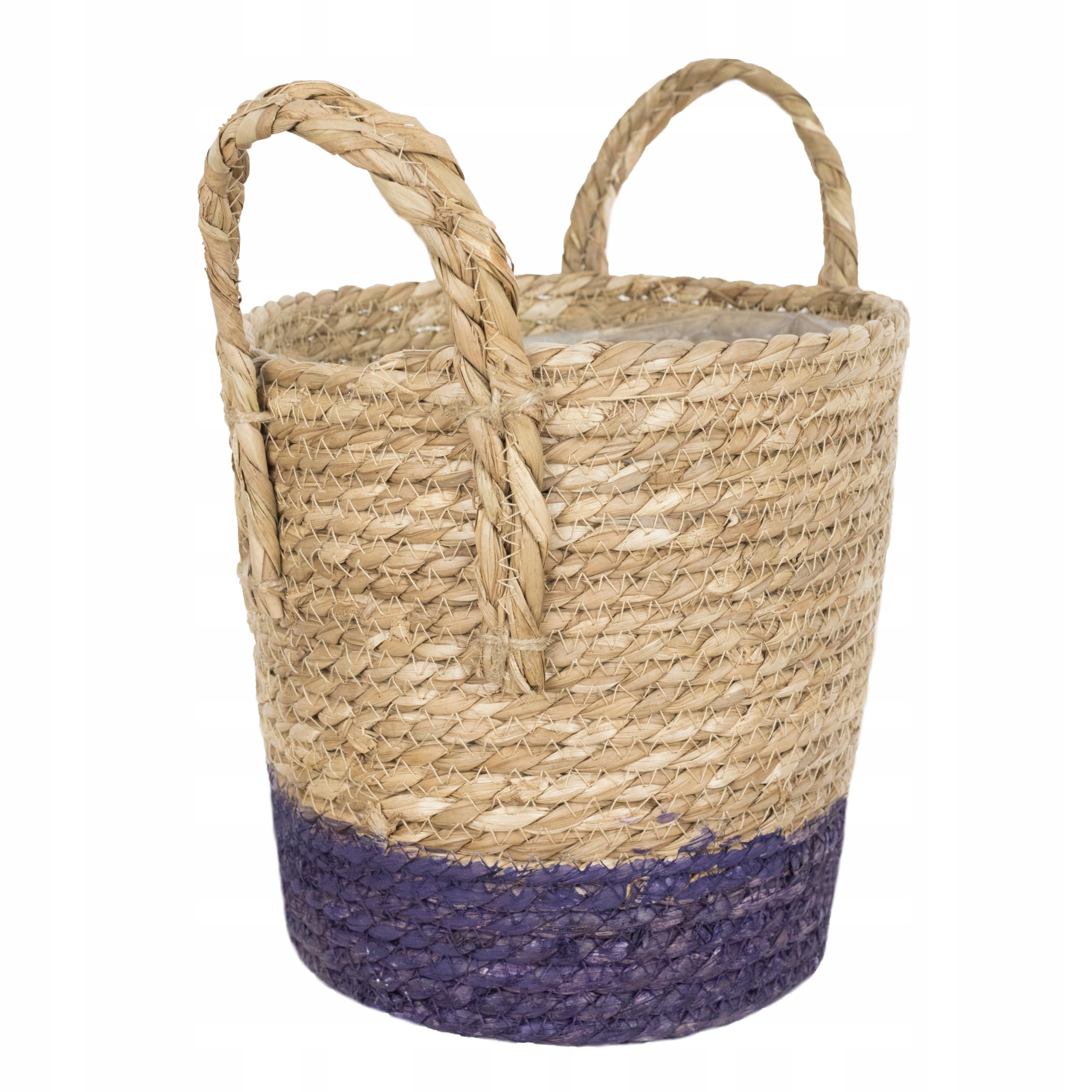 

Kosz na donicę Ø 22 cm trawa morska Boho Violet