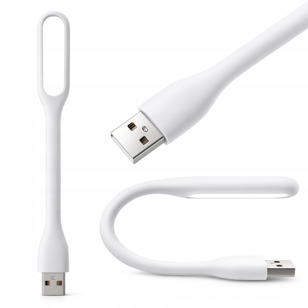 Lampka Silikonowa Usb Do Laptopa Led Biała