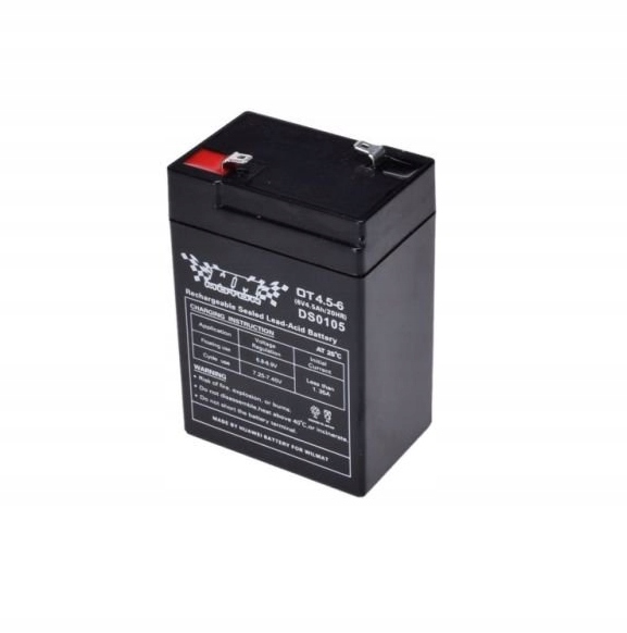 

Akumulator żelowy Ot 4.5-6 Gel 4,5Ah 6V DS0105