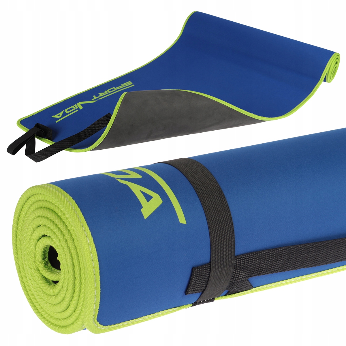 

Mata Neoprenowa Niebieska Fitness 180cm Mocna