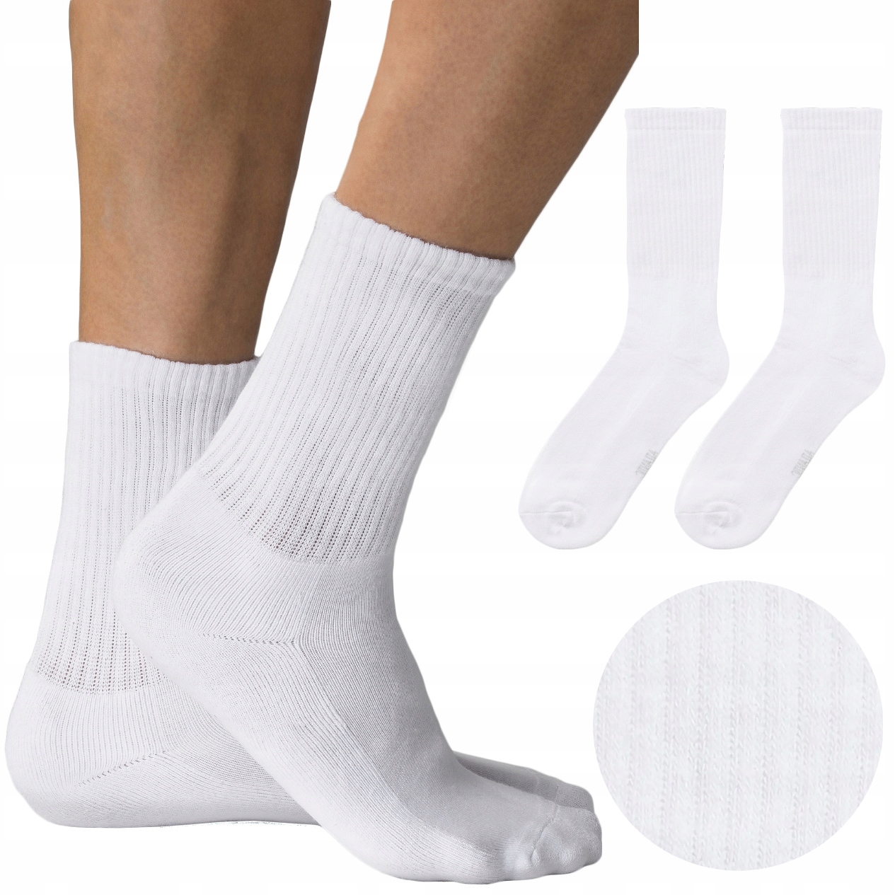 Ponožky Sportovní ponožky dlouhé Atlantic MC-007 unisex 39-42