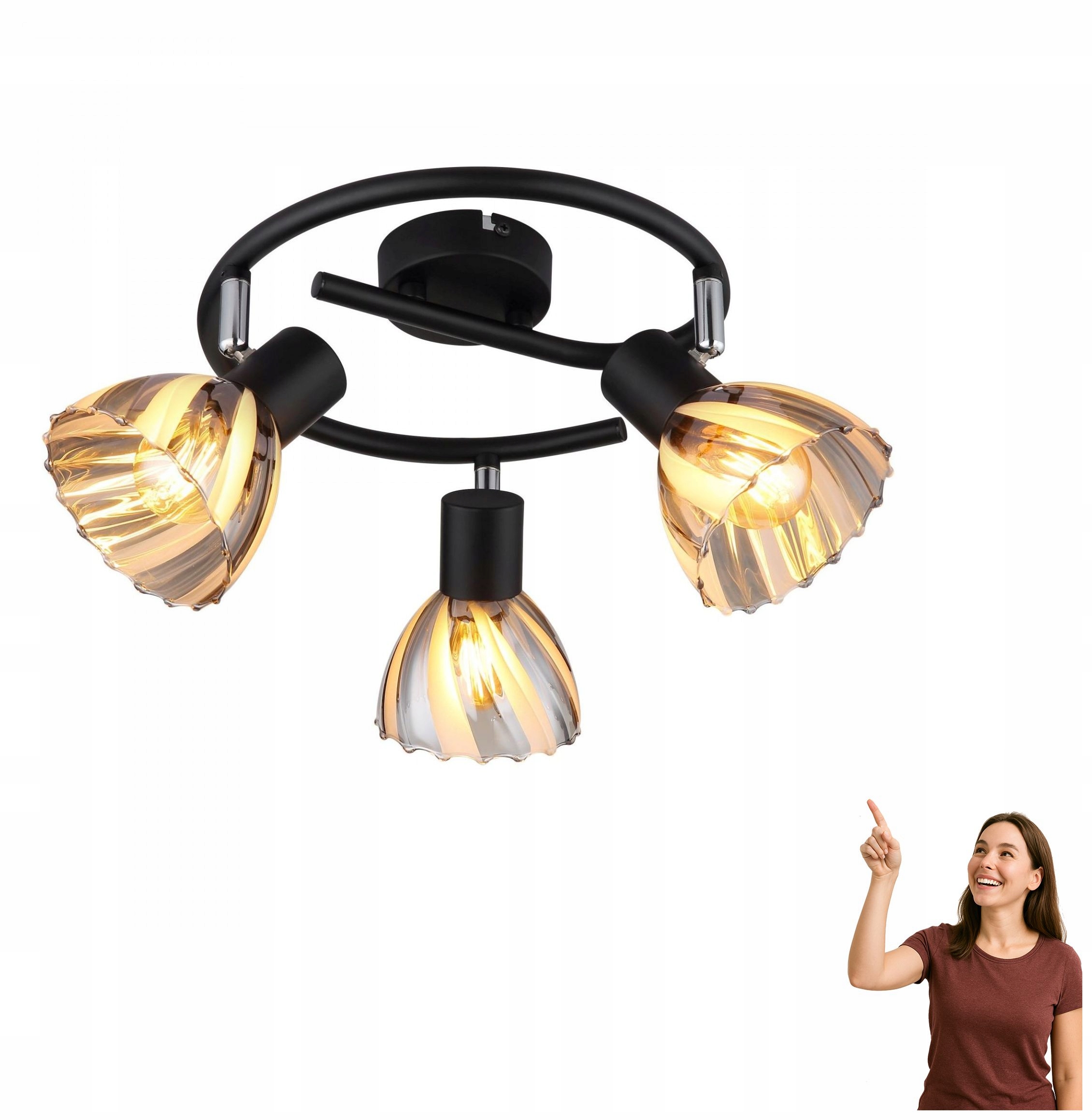Spotová reflektorová lampa Zachery 54315S-3 Globo