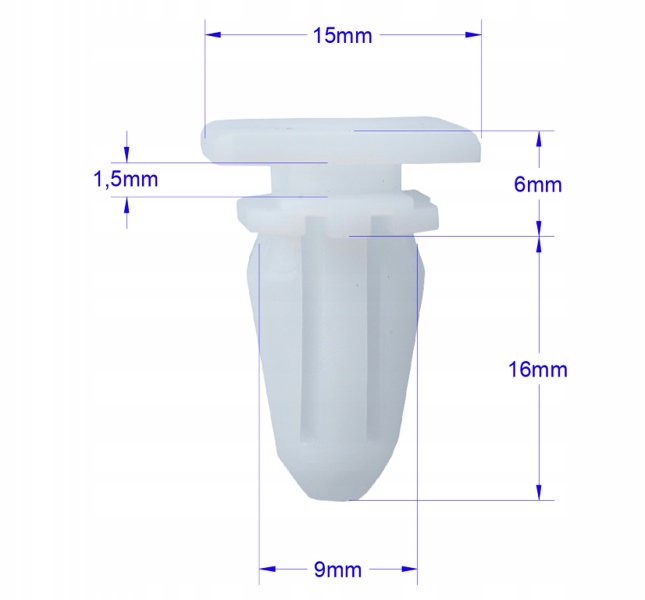 SPINKA LISTWY PROGOWEJ PROGU WEWNĘTRZNEJ BMW 7 E32 Numer katalogowy części 51471840961