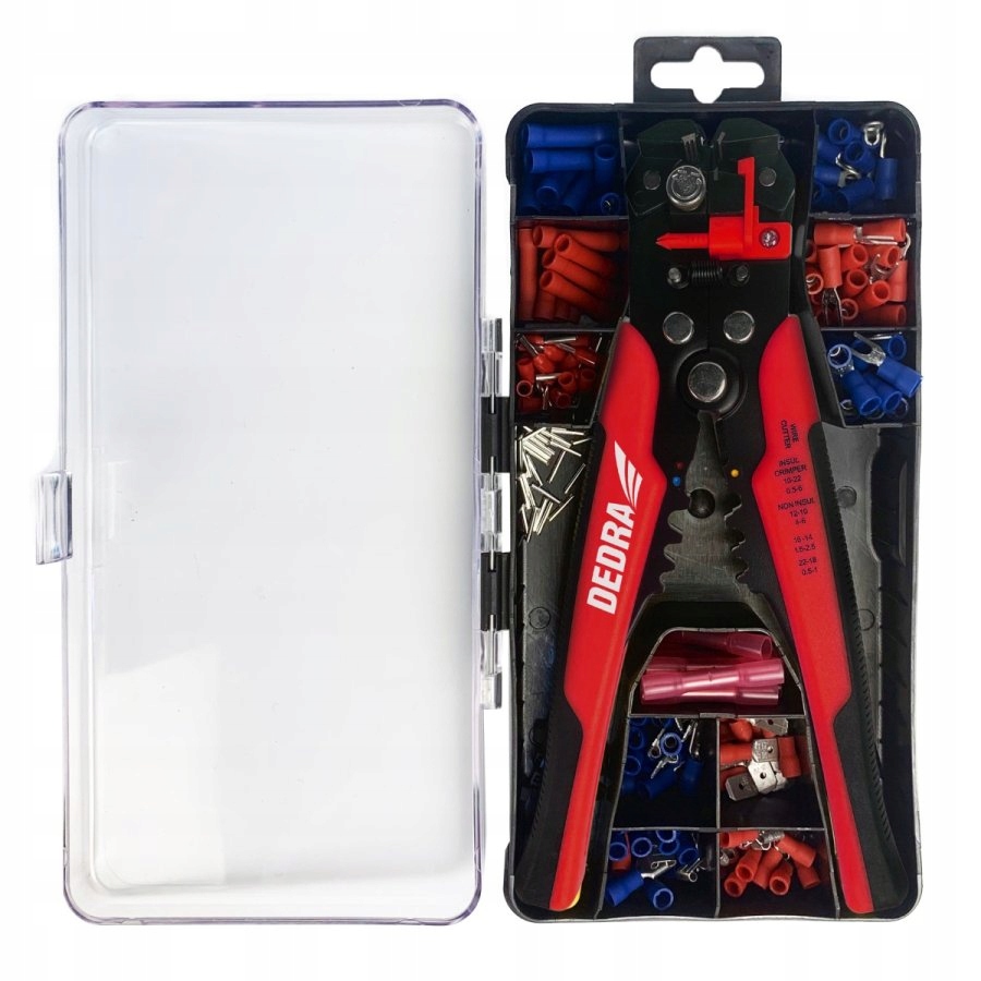 ŚCIĄGACZ IZOLACJI 0,2 - 6mm2, zestaw 231szt. nożyk Kod producenta 1269A1