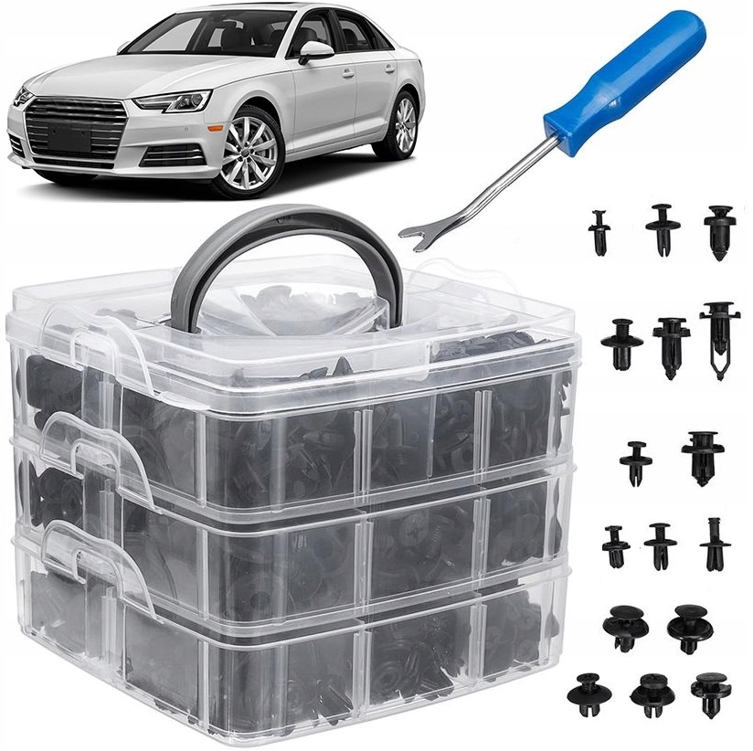 SPINKI KLIPSY KOŁKI ROZPOROWE SAMOCHODOWE 625 SZT!