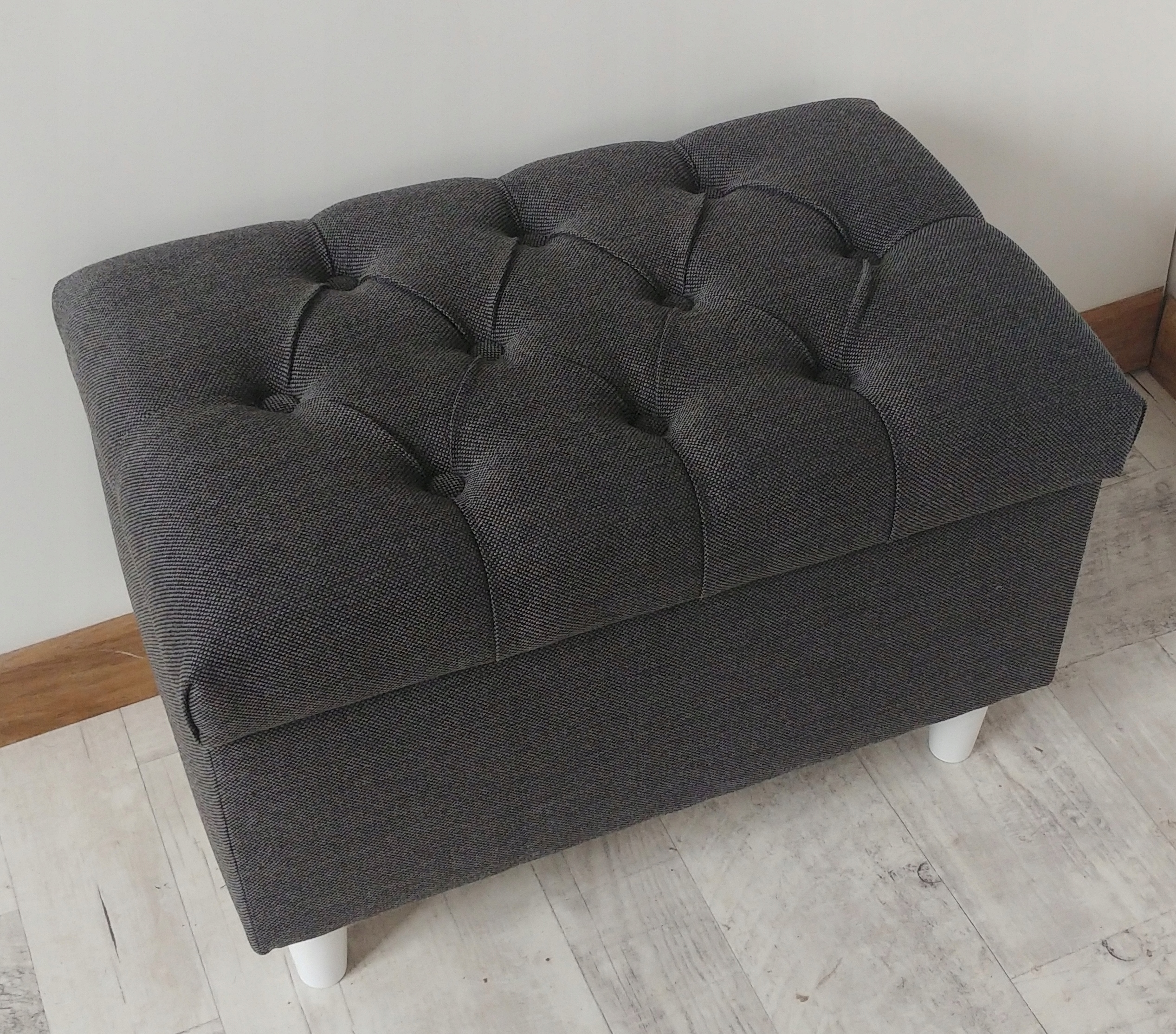 9 SKRZYNIA PIKOWANA Z POJEMNIKIEM - ŁAWKA- 60 cm Wysokość mebla 41 cm