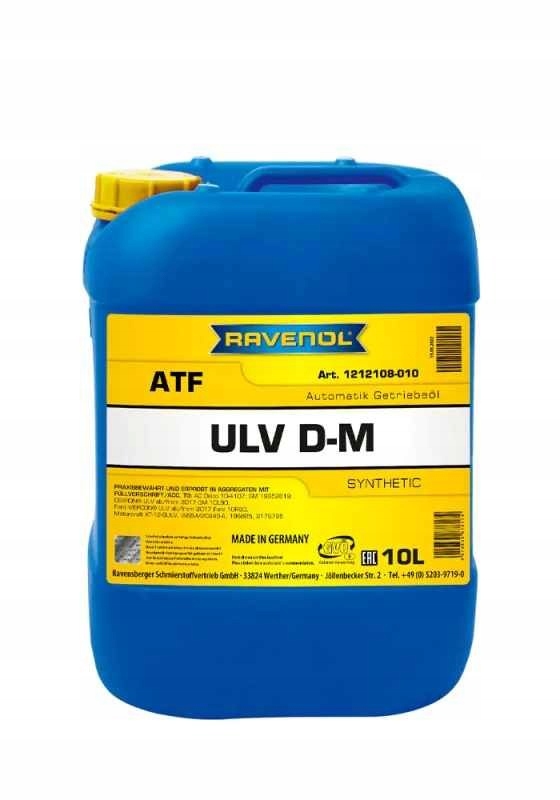 OLEJ RAVENOL ATF ULV D-M 10L