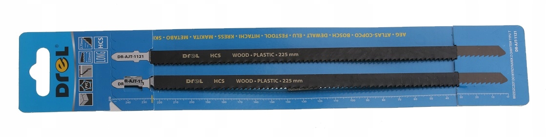 

Brzeszczoty Do Wyrzynarek Typ T 225 mm 2 sztuki