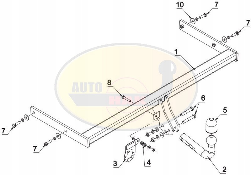 Hak holowniczy SKODA OCTAVIA III SCOUT 2013- H26 Producent Auto-hak