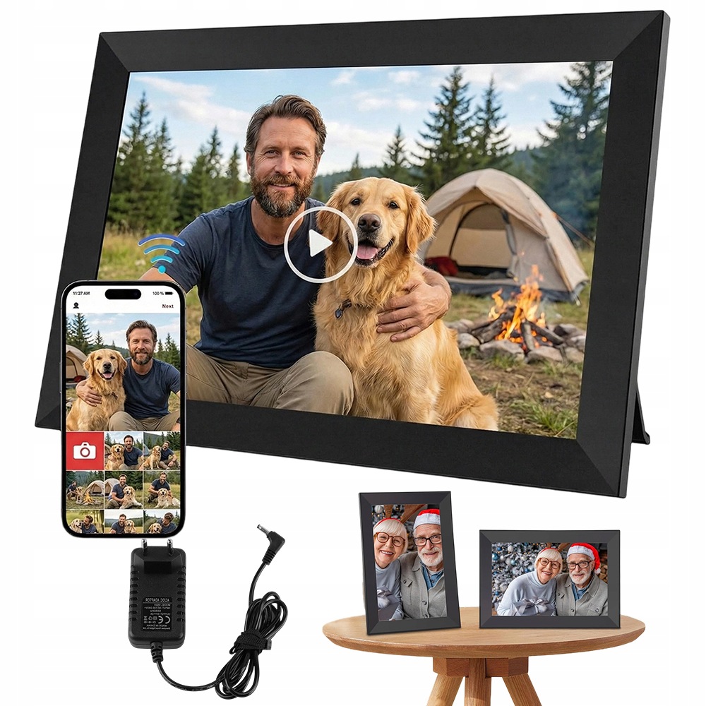 Rámeček na fotografie Digitální dotykový displej Wifi 10,1" 64GB