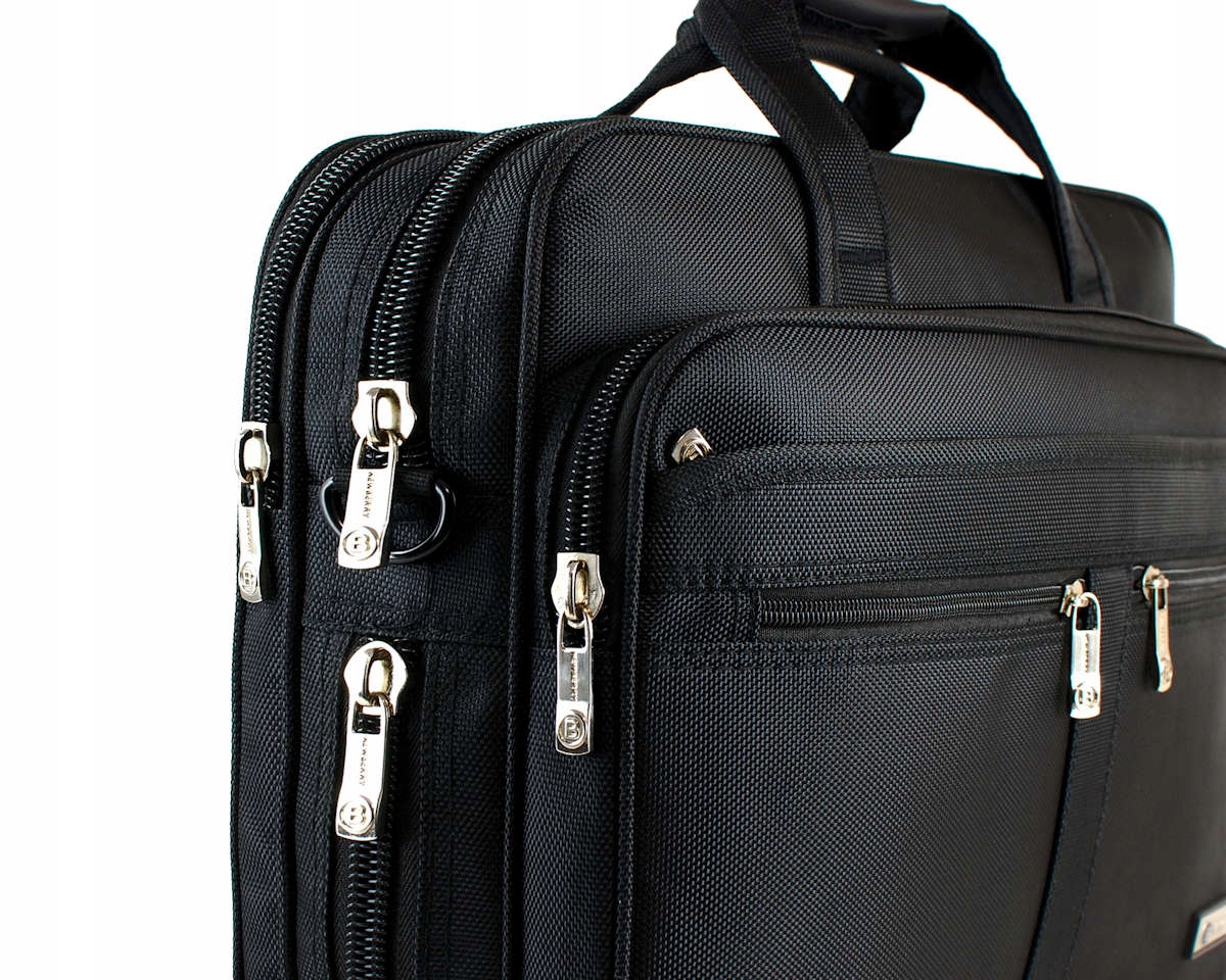 TORBA MĘSKA TECZKA NA LAPTOP BIZNESOWA A4 Wysokość 31 cm