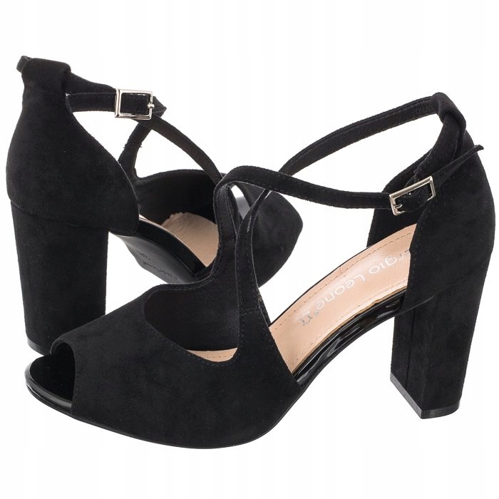 

Buty Damskie Sandały Sergio Leone Sk 852 Czarne