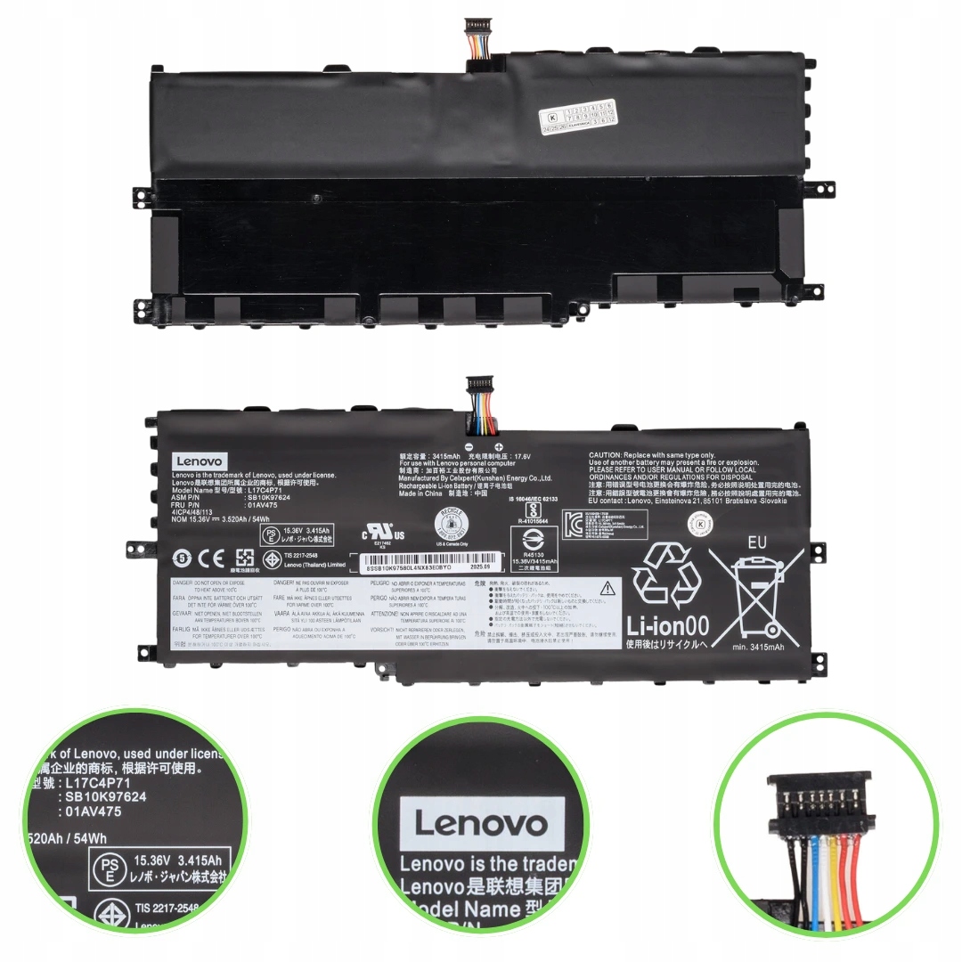 Originál Batéria Lenovo ThinkPad X1 Yoga 3rd Gen L17C4P71