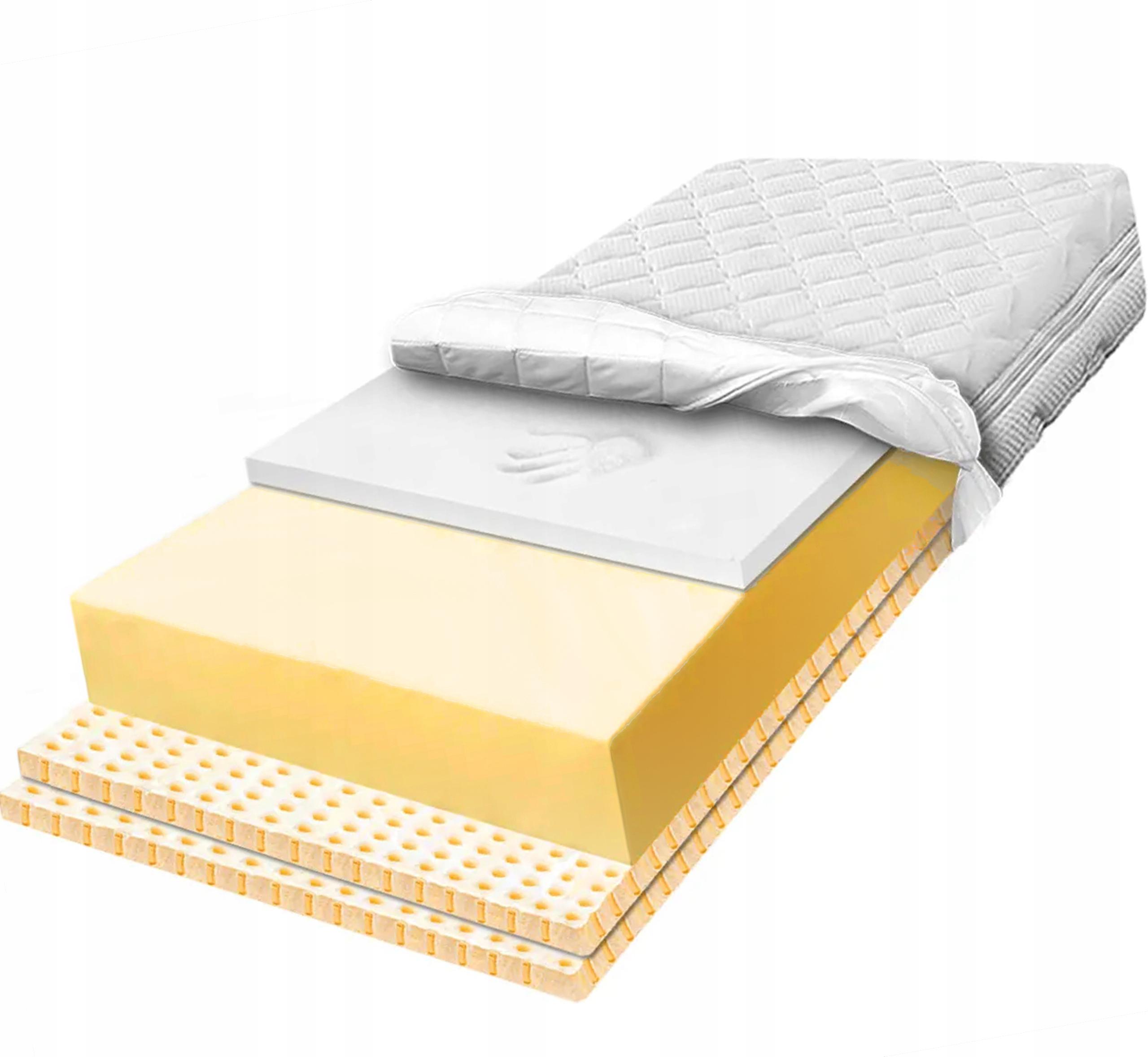 Matrac 170x190 s hrubou vrstvou visco a latexu 24 cm