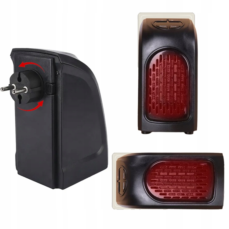 GRZEJNIK ELEKTRYCZNY PIECYK FARELKA HEATER LCD MOC Funkcje wentylator programator czasowy