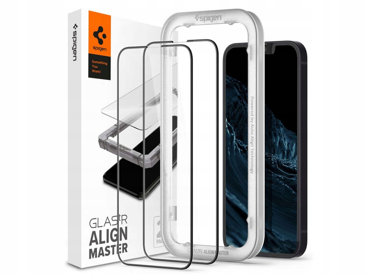 Szkło hartowane Spigen do Apple iPhone 14 Plus/13 Pro Max 2 szt.