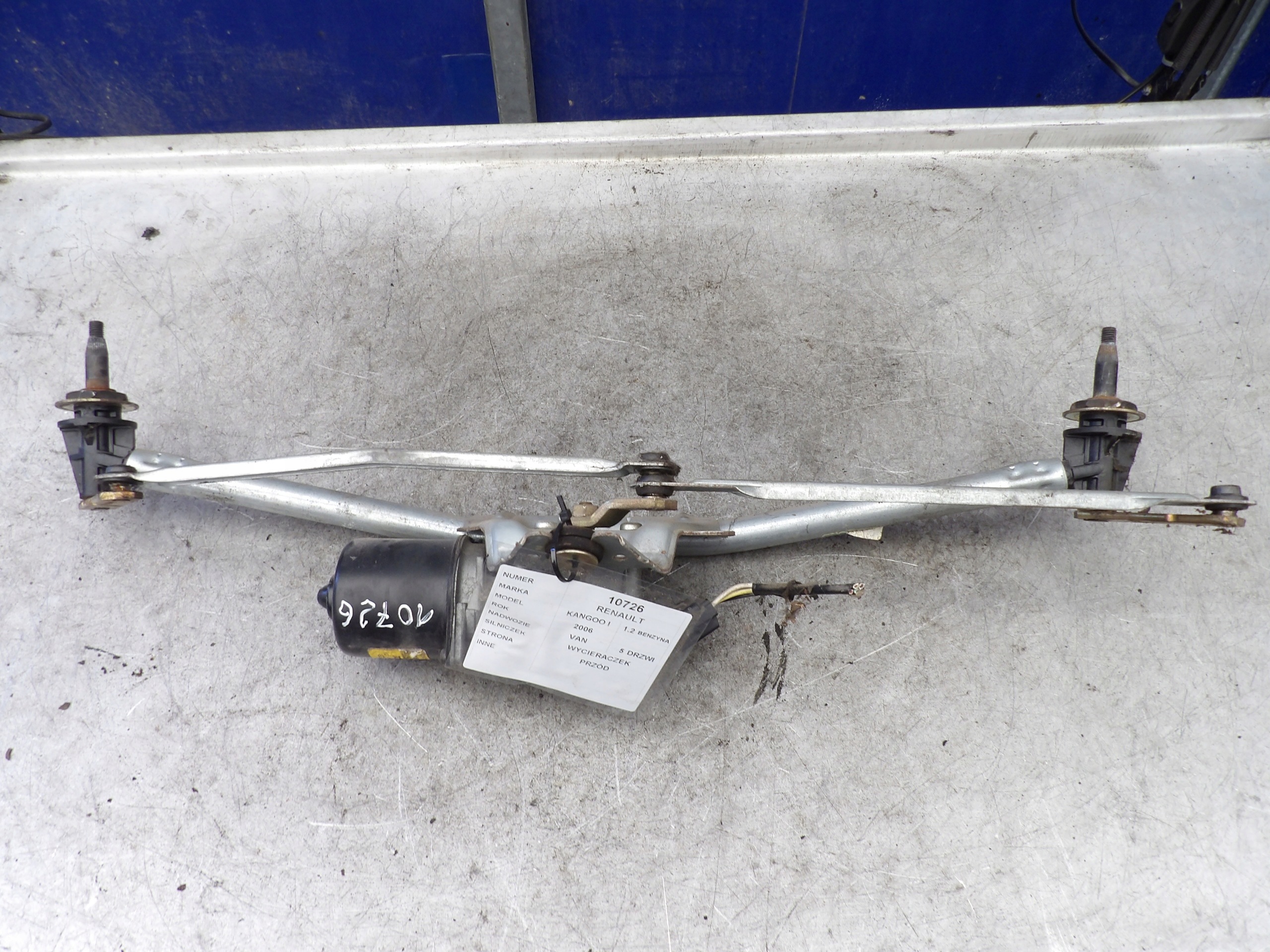 RENAULT KANGOO and LIFT wiper mechanism front