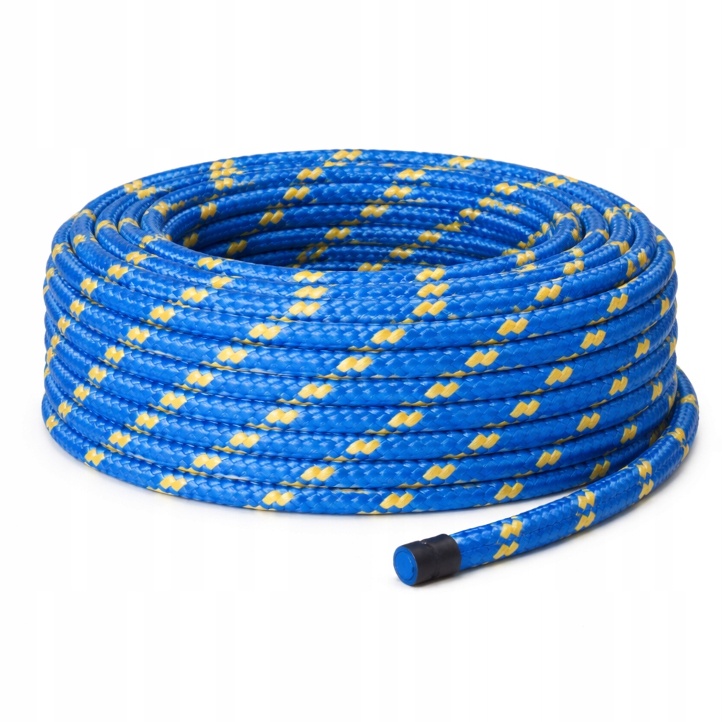 Linka Lina Polipropylenowa Pleciona Żeglarska Mocna 20mm 50M Premium 3400kg