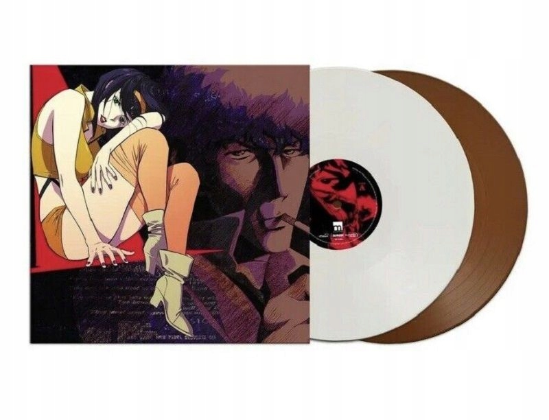{{{ Cowboy Bebop The Seatbelts (2 Lp) White/brown Vinyl Ein Edition