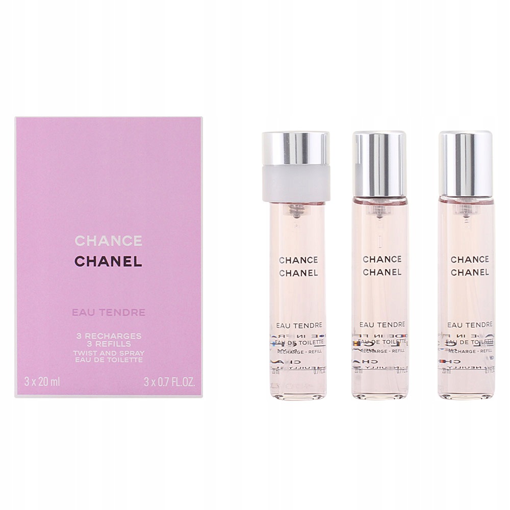 Chance Eau Tendre eau de toilette twist & spray 3 refills