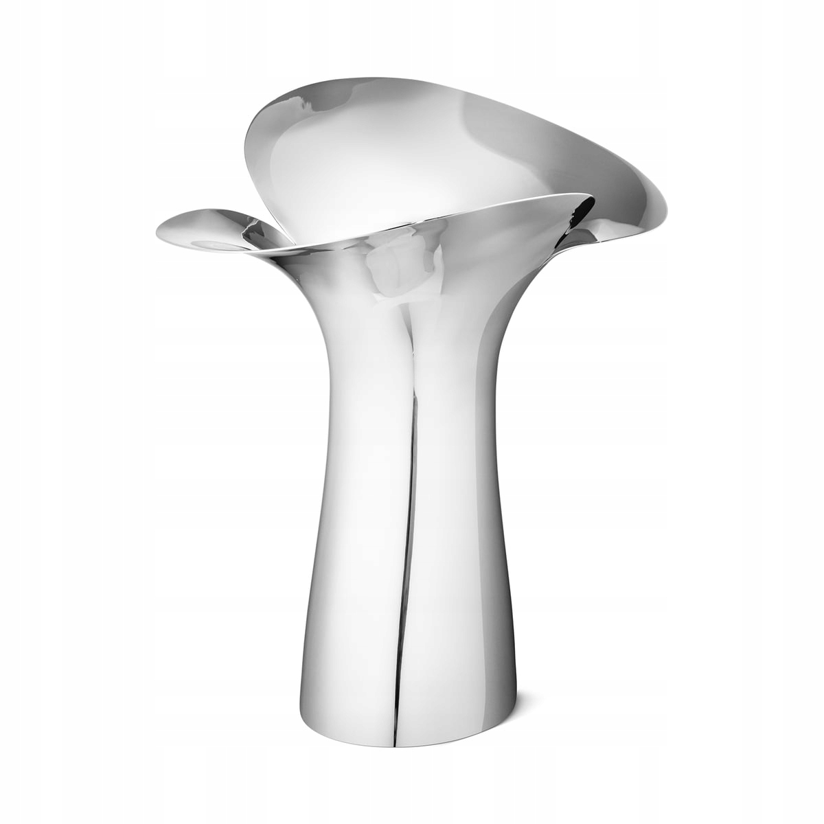 Georg Jensen Botanica Váza na kvety 33 cm, oceľová, leštená