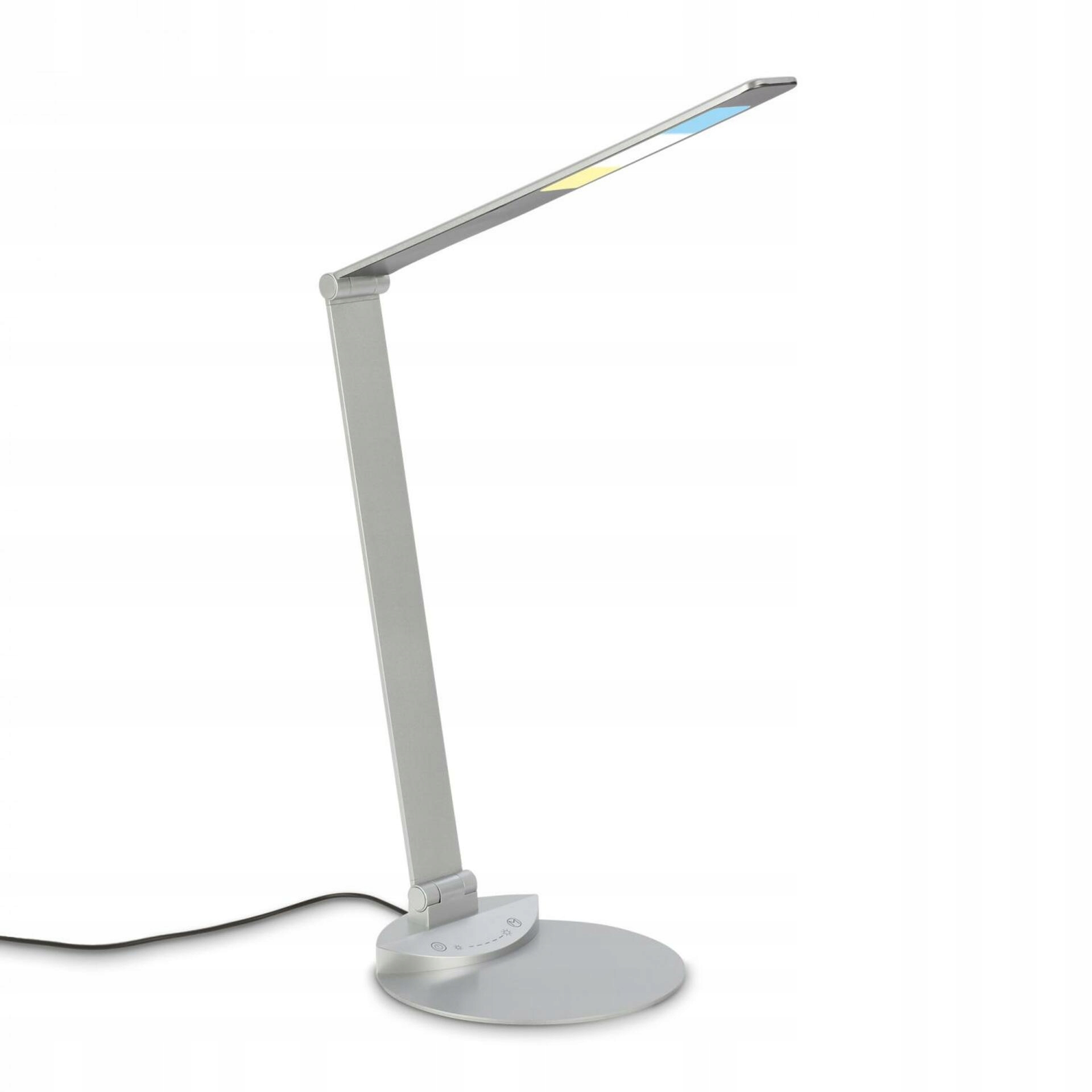 Briloner strieborná Led stolná lampa 83 cm, stmievateľná, Usb, Cct, 680 lm